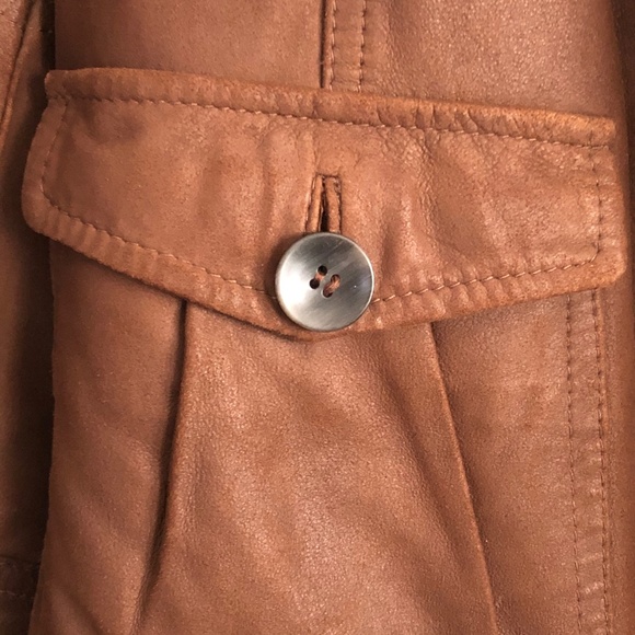 Weekend Max Mara Leather Utility Jacket - Picture 7 of 15